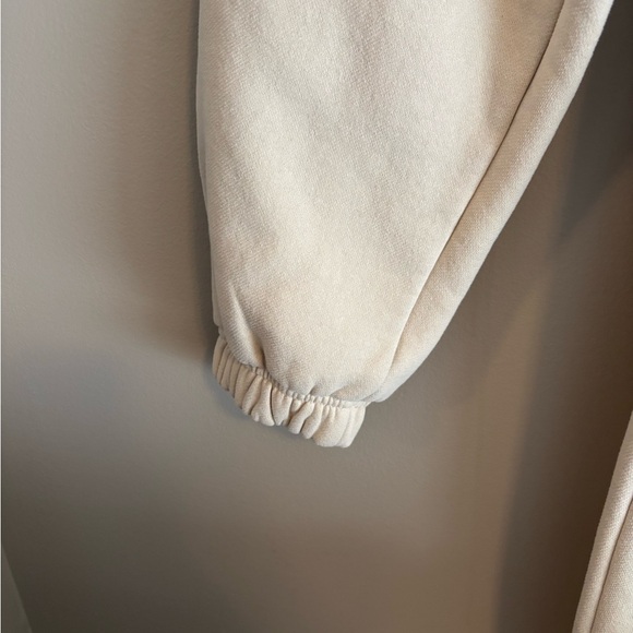 Women’s Beige White Fox Sweatpants - Picture 3 of 5